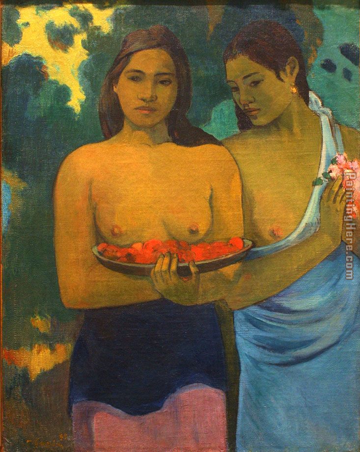 Paul Gauguin Two Tahitian Women